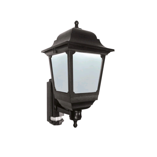 ASD Square Sided Coach Lantern Black 