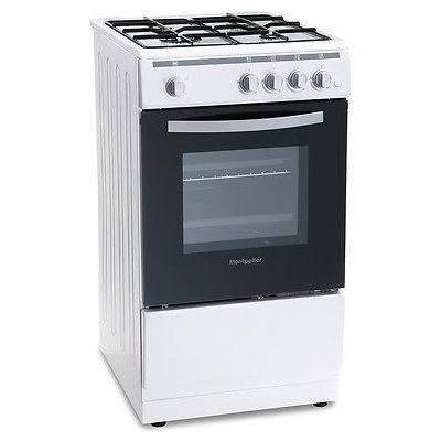 Montpellier 50cm Single Oven White Cooker LPG Kit Included 