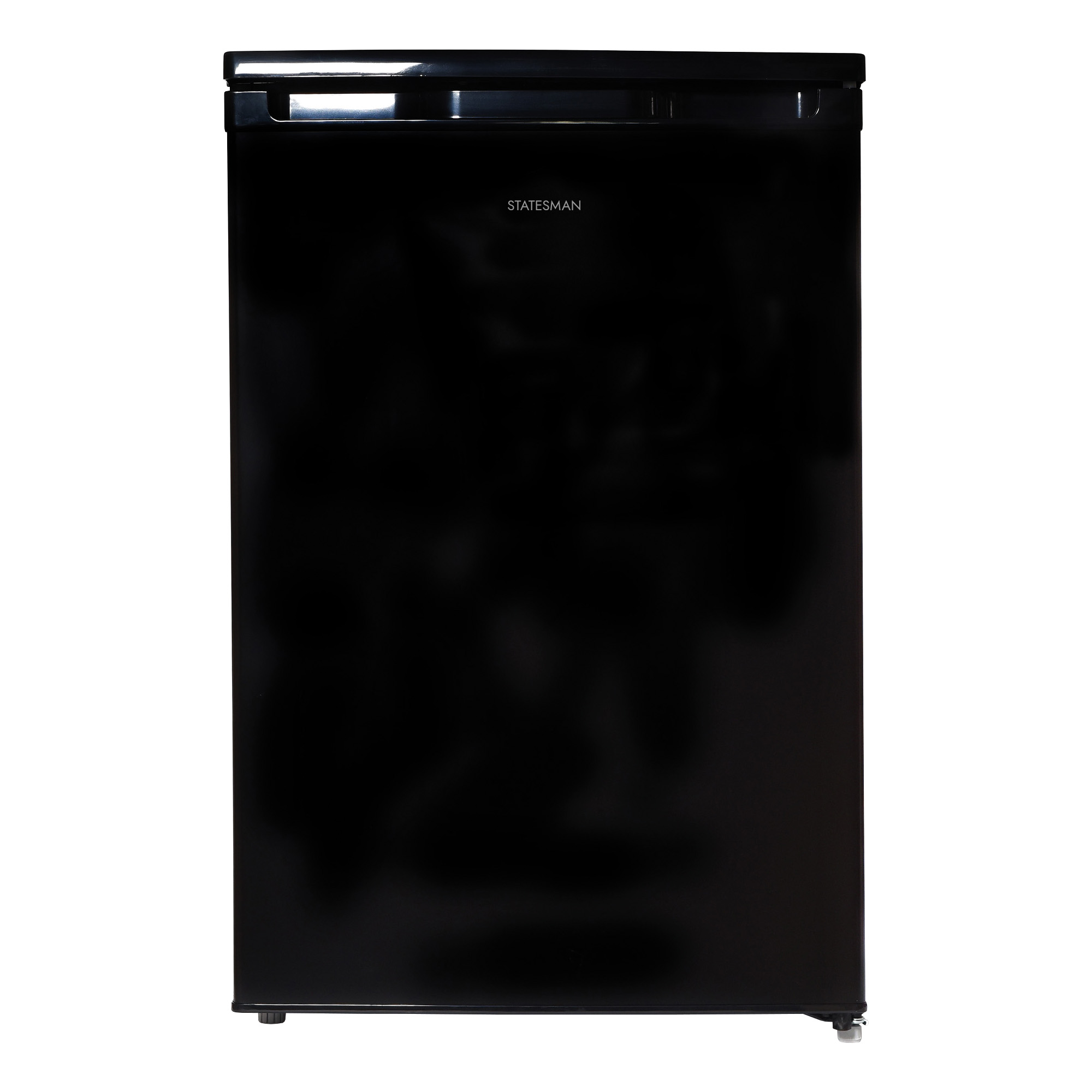 Statesman Undercounter Fridge c/w Icebox in Black 55cm wide 33ltr H845 W553 D574cm 2 Year Warranty 