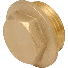 Brass Flange Plug ½