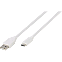 Vivanco USB 2.0 Cable A Plug to C Plug PVC White