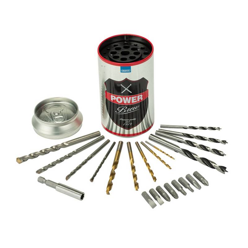 Draper 22Pce Drill Bit Set in a Can