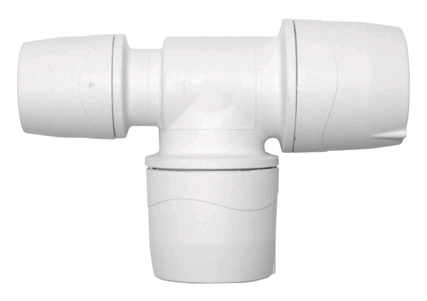 Polypipe PolyMax 22 x 15 x 22mm Reducing Tee
