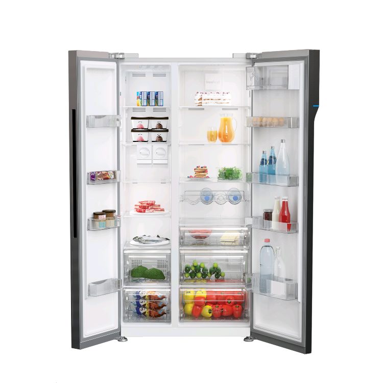 Beko ASGL142 Inside American Style Fridge Freezer