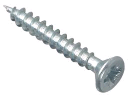 Forgefix M/P Screw 4 x 30mm (Pack) Zinc Plated 