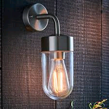 Endon North Wall Light IP44 Black