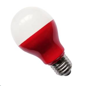 Bell 5W ES LED Outside Coloured 110/240V GLS Red