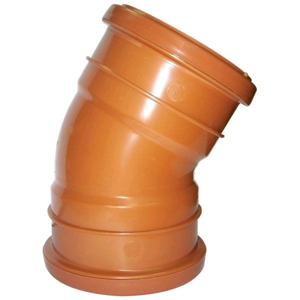 Floplast 160mm Double Socket Bend 30° 6D654 