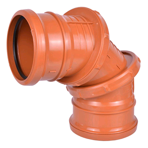 Underground 110mm Adjustable Bend D560 Terracotta SOIL