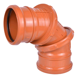 Underground 110mm Adjustable Bend D560 Terracotta SOIL 