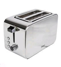 Igenix 2 Slice Toaster Stainless Steel Polished & Brushed 