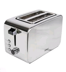 Igenix 2 Slice Stainless Steel Toaster Polished & Brushed