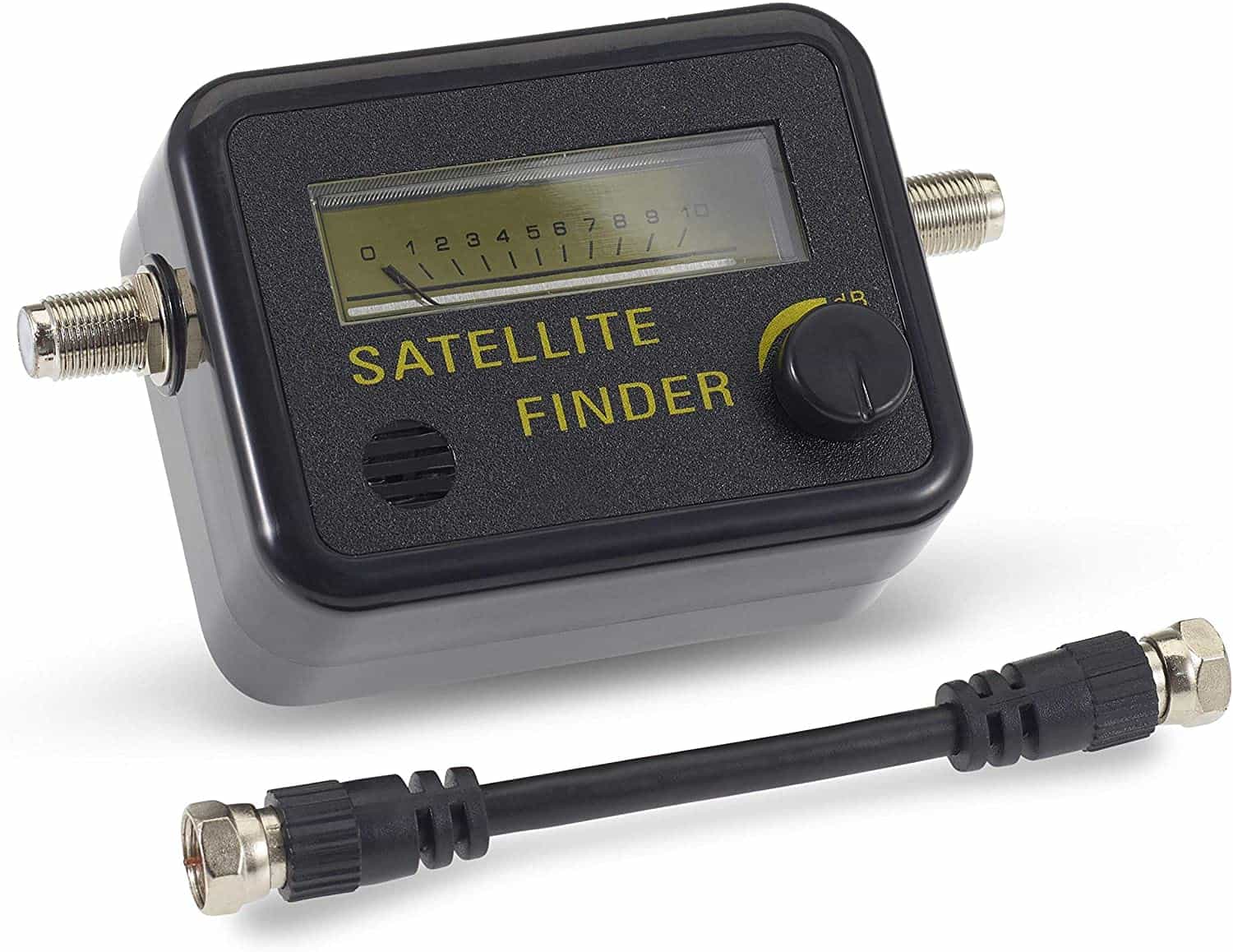 COM Satellite Finder with level display | pointer display/measuring device with signal sound | HD-capable measuring device 