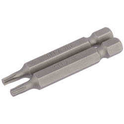 Draper TX-STAR Insert Bit, 1/4" Hex, 50mm Long, T25 2pk