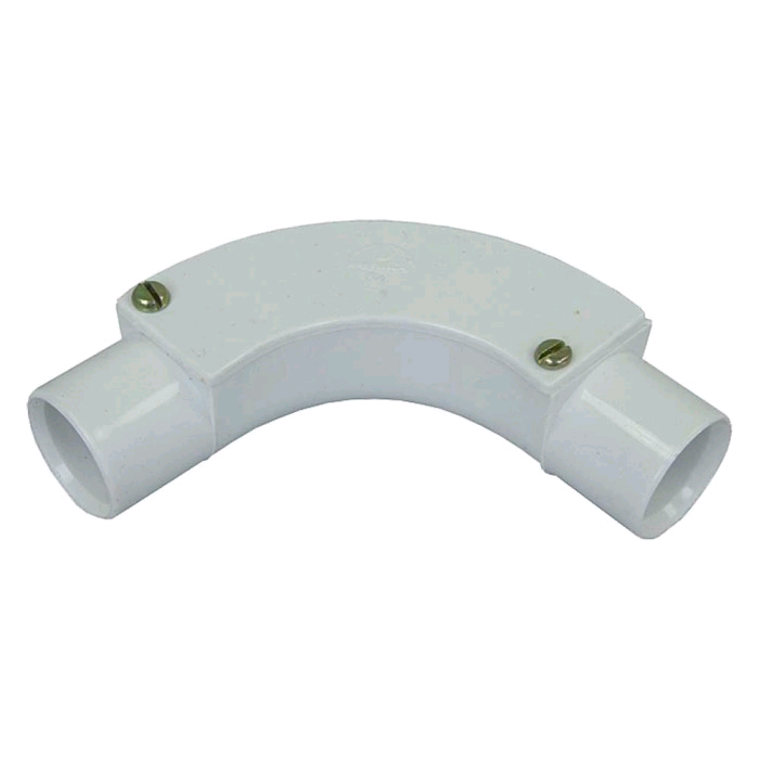 Falcon Conduit Inspection Bend 20mm White 