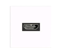 BG HDMI Outlet Top Facing Rear Connection White