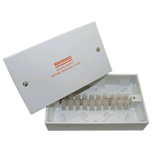Niglon Cwntral Heating Junction Box with 10way 15A Connector Strip 