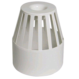 Floplast Soil Pipe 110mm Vent Terminal White