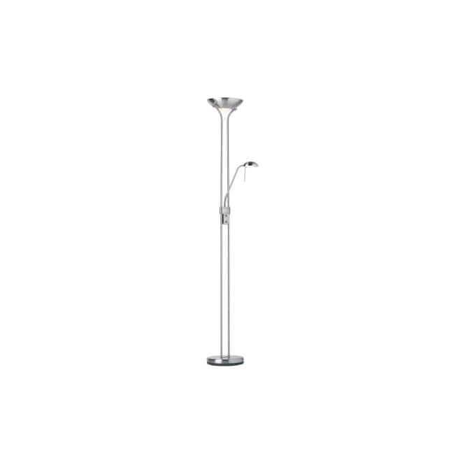 Endon Rome Mother & Child Floor Lamp Standing Satin Chrome 