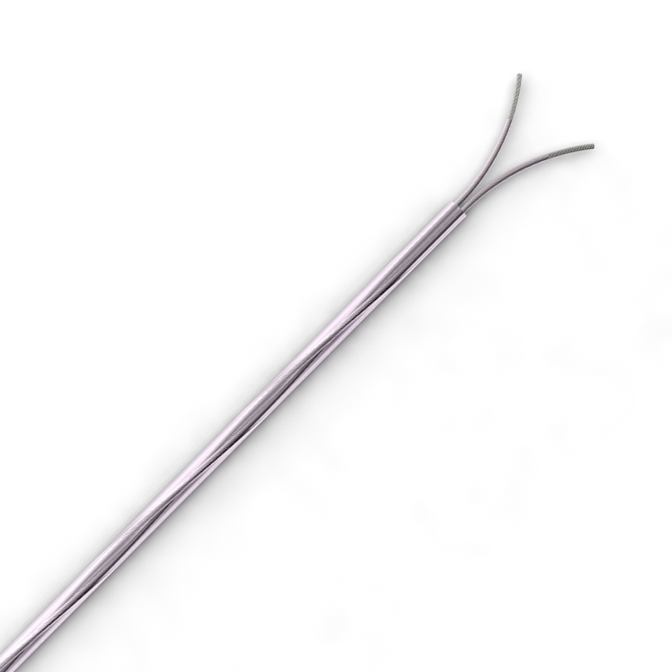 Cable 2 Core Round 0.75mm Crystal Clear FEP/PVC