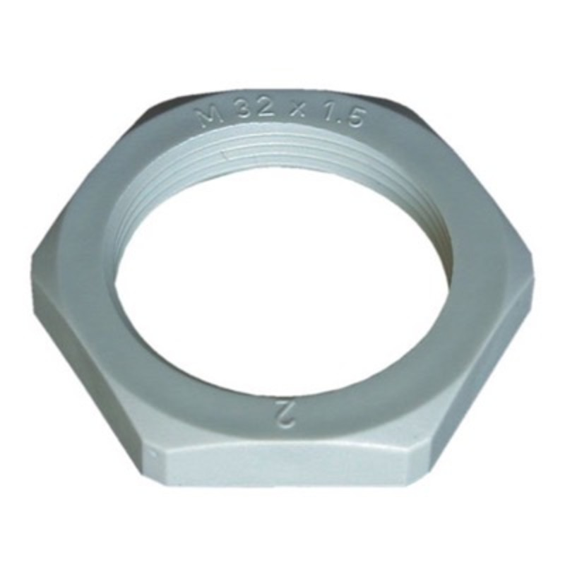 Wiska 32mm Lock Nut Grey 10060774