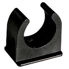 Falcon Conduit Spring Clip Saddle 20mm Black