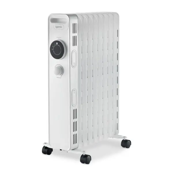 Igenix 2kw Oil Filled Radiator in White