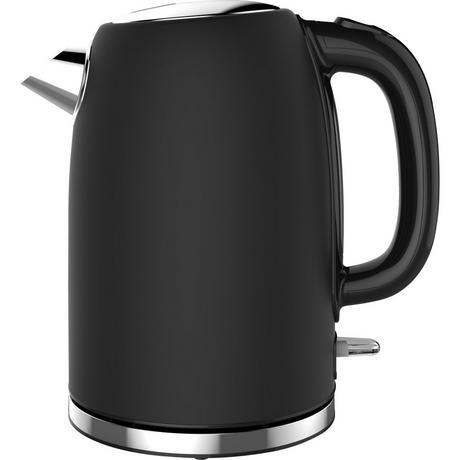 Linsar JK115BLACK 1.7 Litre Stainless Steel Jug Kettle - Black 3kw 