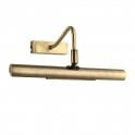 Endon Linton 2lt LED Picture Wall Light Antique Brass