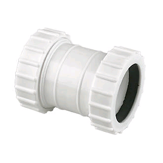 FloPlast Unicom Compression Waste 32mm Straight Coupler 