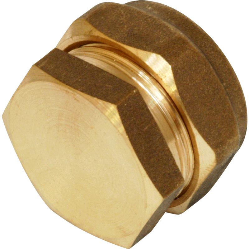 Copper End Cap (Stop End) 54mm Compression 