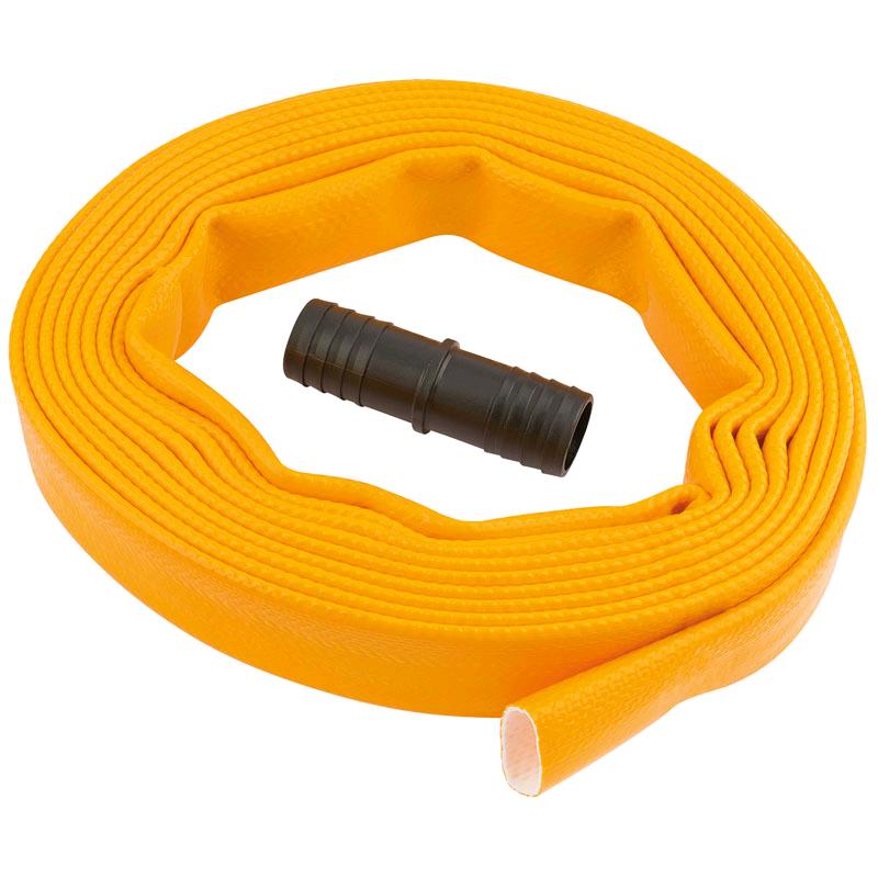 Draper Layflat Hose & Connector 5mtr x 25mm 