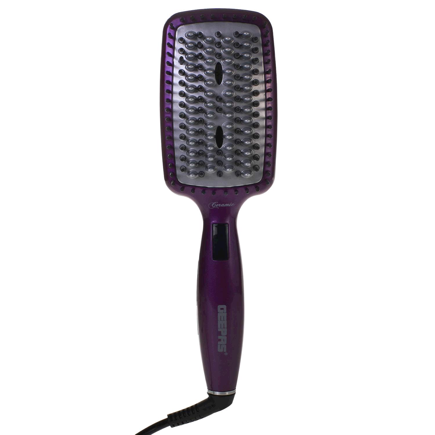 Geepas Ceramic Hair Brush, Style and Create Volume, All-in-One 