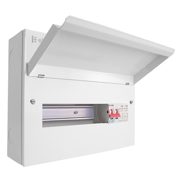 Scolmore Elucian 14 Way Consumer Unit + 100A MS SPD