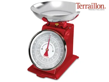 Terraillon Traditional Kitchen Scales in Red(Tradition 500)