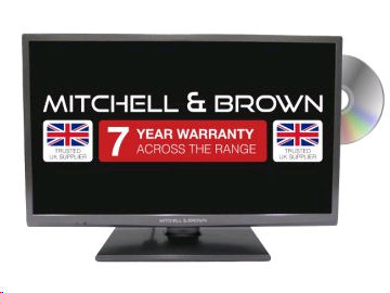 Mitchell & Brown 32" LED HD Ready TV with Central Stand built in DVD T2 Tuner, Freeview, 2 HDMI. WARRANTY TO BE REGISTERED 