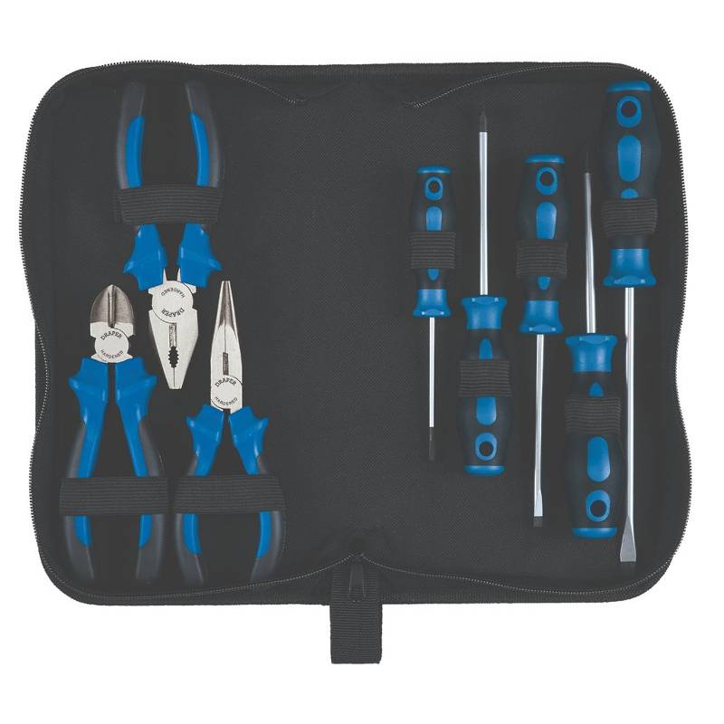 Draper 8pc Screwdriver & Plier Set