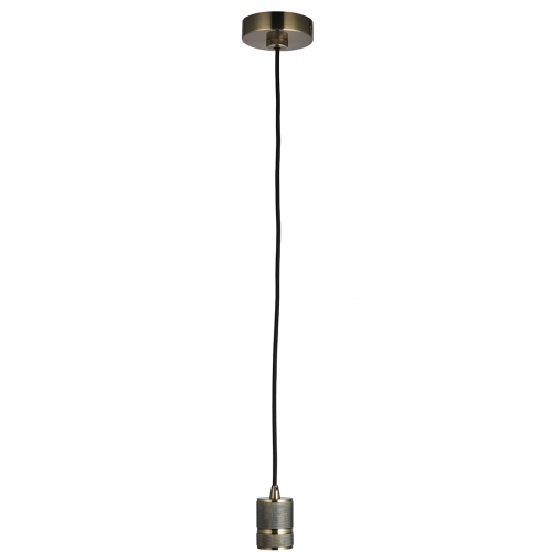 Endon 1ltr Urban Pendant Cable Set Antique Brass