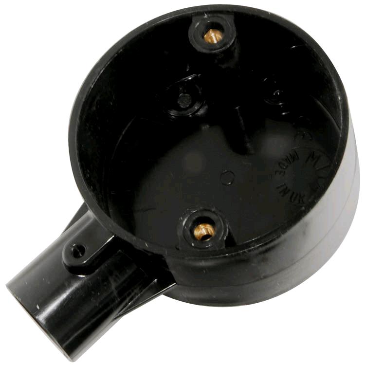 Falcon Conduit Terminal Box 25mm Black 