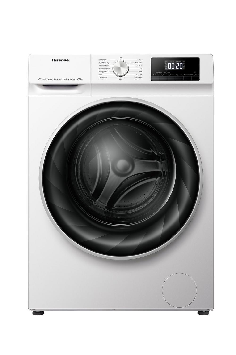 Hisense WDQY9014EVJM 9kg/6kg 1400 Spin Washer Dryer - White