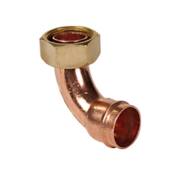 Copper Bent Tap Connector 15mm x 1/2" Solder Ring 