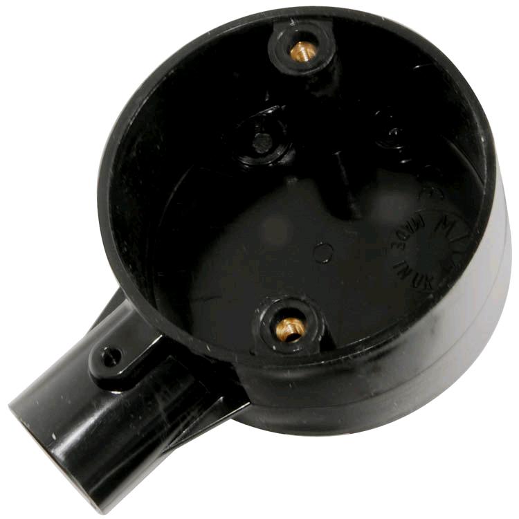 Falcon Conduit Terminal Box 20mm Black