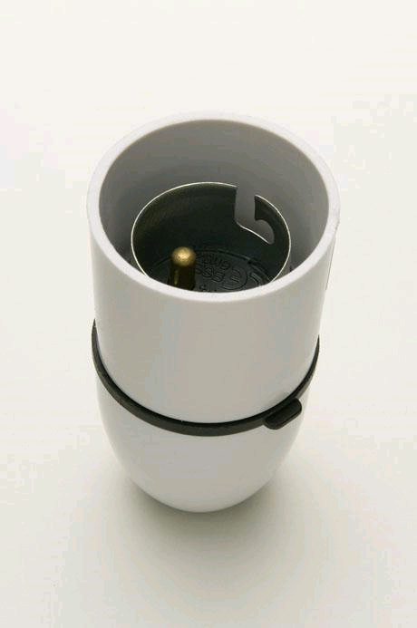 Jeani  BC Lampholder Unswitched Plastic Cord Grip