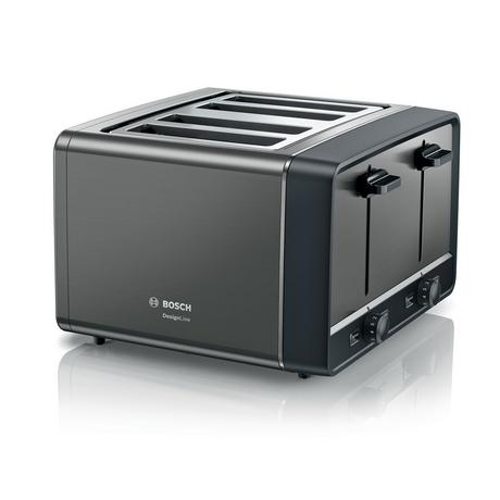 Bosch TAT5P445GB 4 Slice Toaster - Anthracite