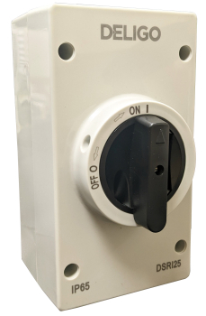 Deligo Rotary DC Isolator Switch IP66/67 25a