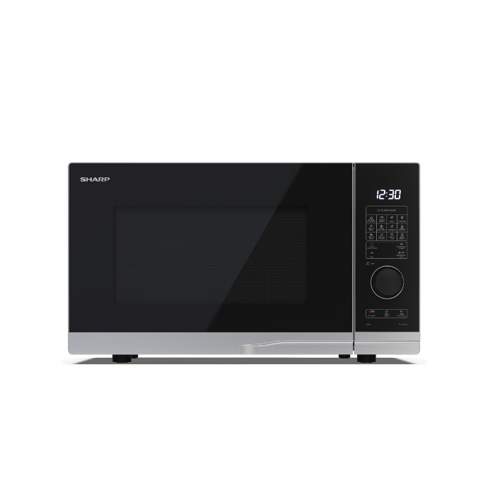 Sharp YCPG254AU-S 25ltr Grill Microwave Oven - Silver/Black 900W