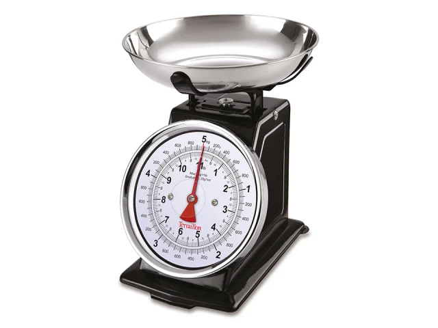Terraillon Traditional Kitchen Scales in Black(Tradition 500)
