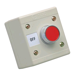 CED Red Push Button Control Station 240V OFF IP65 