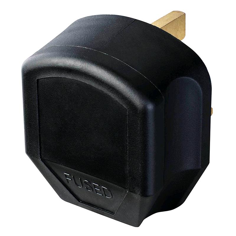 BG Plug 13a Rubber Black 