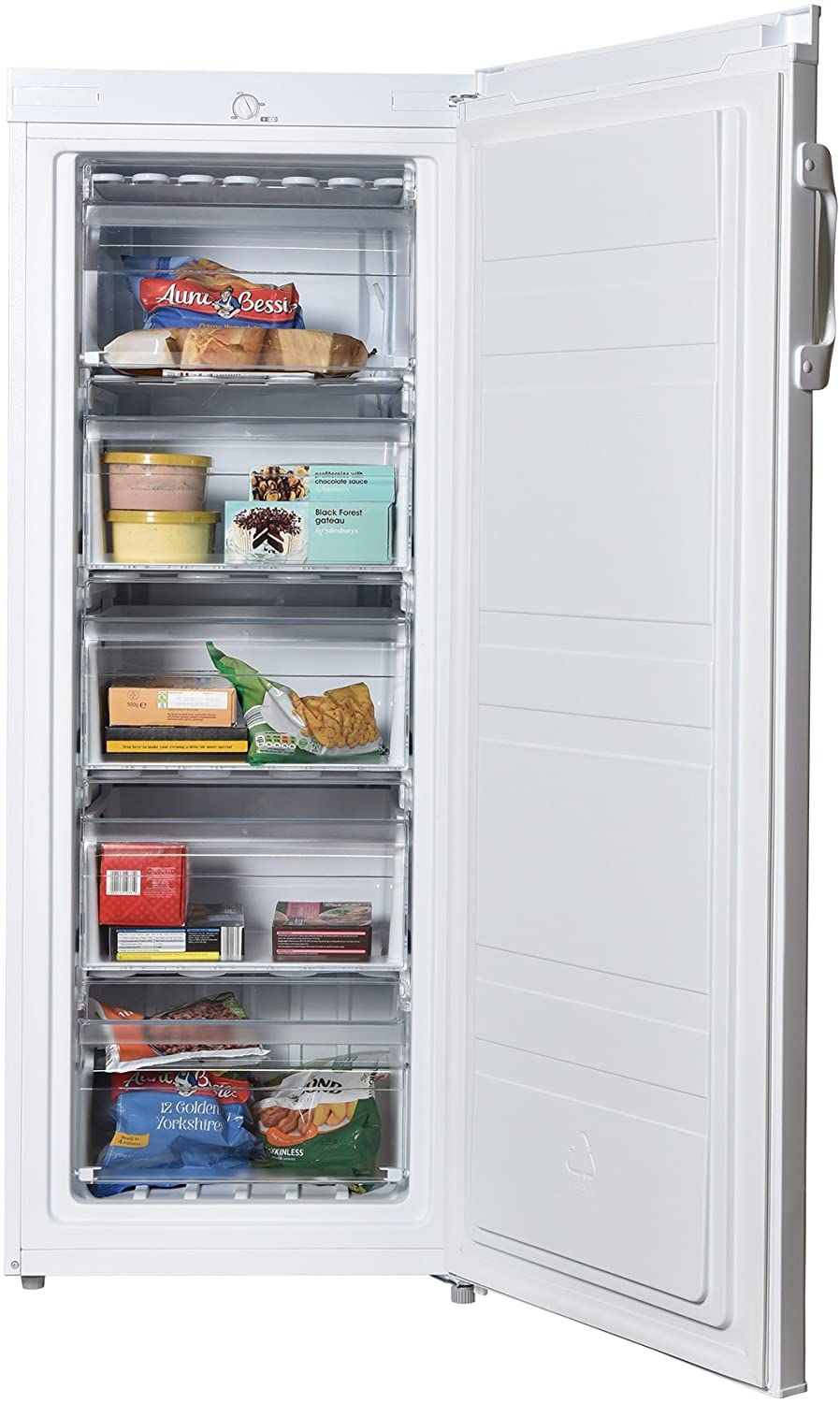 Statesman TF160LWE Tall Upright  Freezer, 55 cm, White  2 Year Warranty 